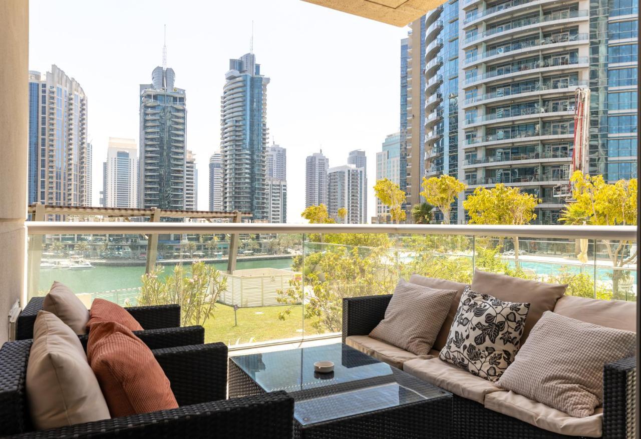 Dubai Marina, Two Bedrooms Apartment With Full Marina View Екстер'єр фото