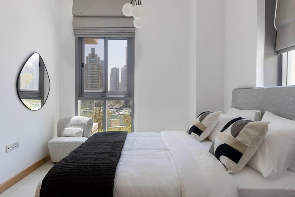Dubai Marina, Two Bedrooms Apartment With Full Marina View Екстер'єр фото